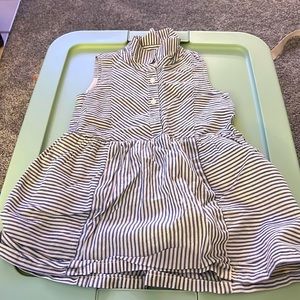 Baby Gap Glitter Stripe Sleeveless Dress